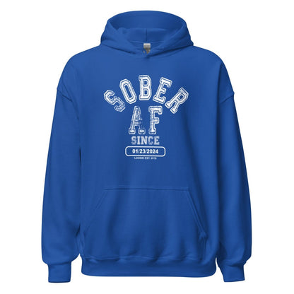 Soft and durable Sober Hoodie with meaningful message