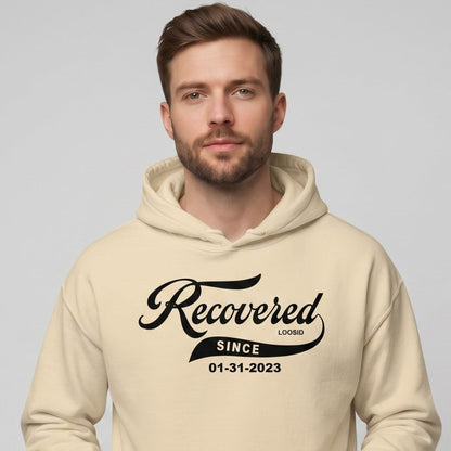 Recovered Since Recovery Hoodie graphic detail (view 24)