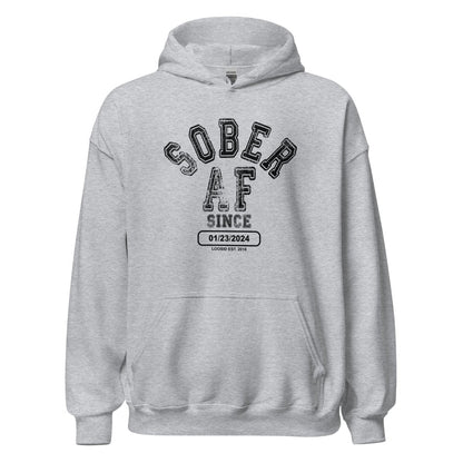 Inspirational Sober Hoodie to celebrate sobriety milestones