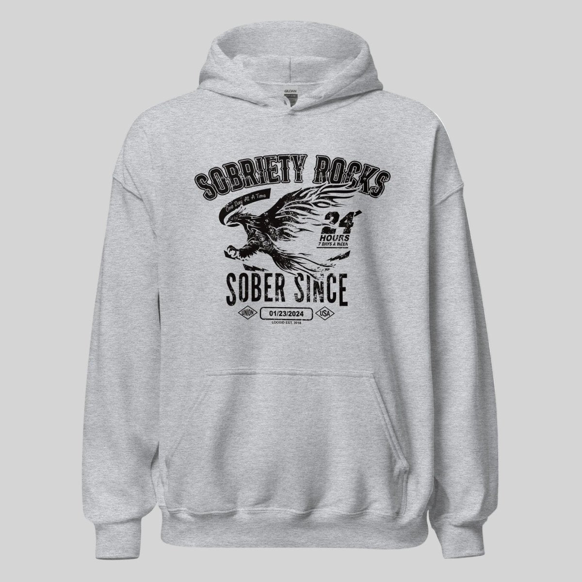 recovery hoodie fabric detail