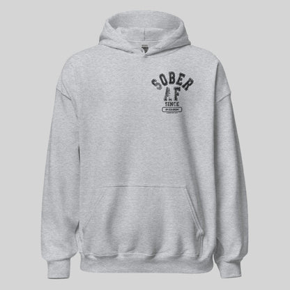 elevated sober apparel lifestyle recovery hoodie