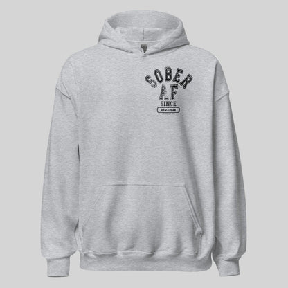 authentic sober merchandise recovery hoodie