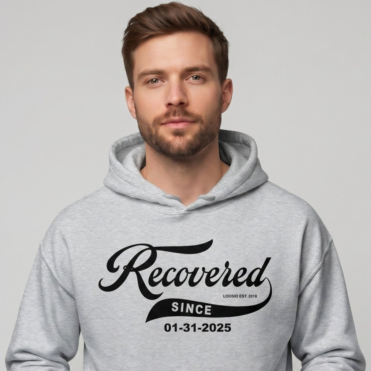 Recovered Since Recovery Hoodie product photo (view 20)