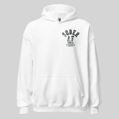 quality sober merchandise lifestyle recovery hoodie