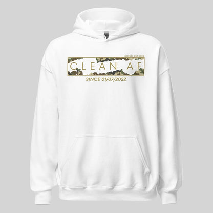 Clean AF Camo Recovery Hoodie featuring the design (view 11)