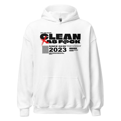 Clean As F*ck Recovery Hoodie back view (view 17)