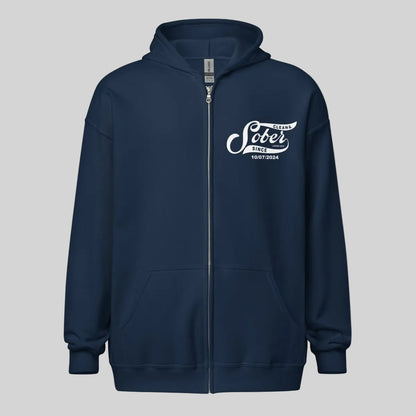 Sober Since Recovery Hoodie featuring the design (view 11)