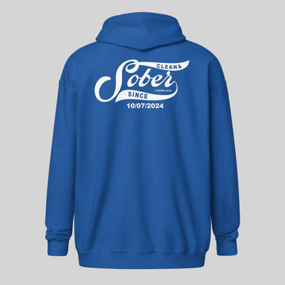 Sober Since Recovery Hoodie lifestyle view (view 5)