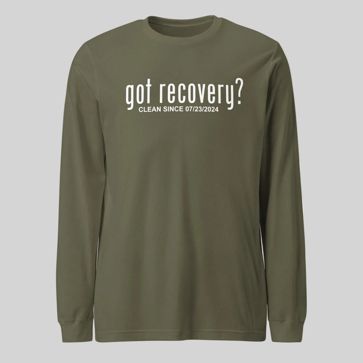 Got Recovery Long Sleeve Sober T Shirt lifestyle view (view 15)