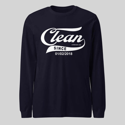 Clean Since Long Sleeve Sober T Shirt packaging detail (view 18)