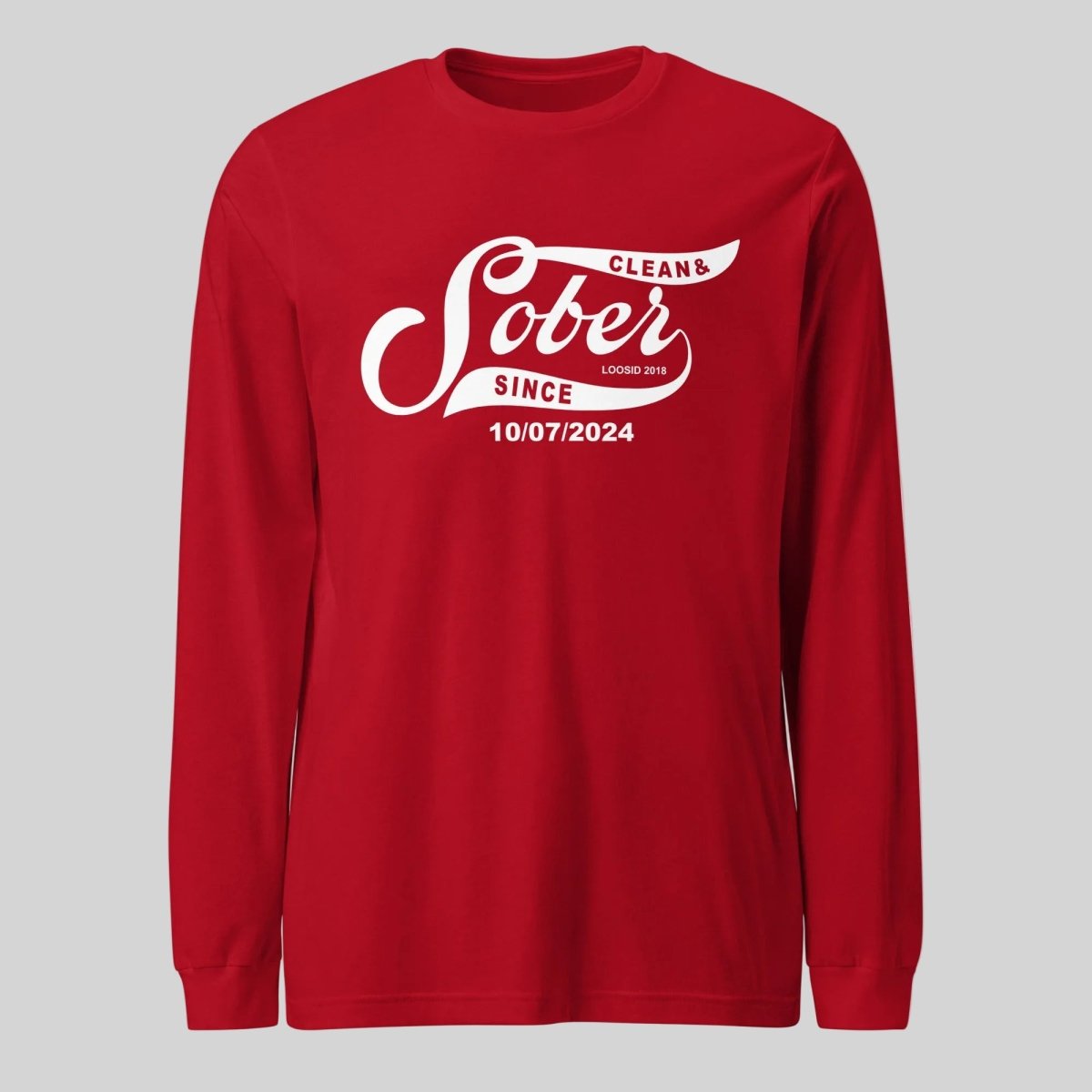 Long Sleeve Sober Sober T Shirt close-up view (view 22)