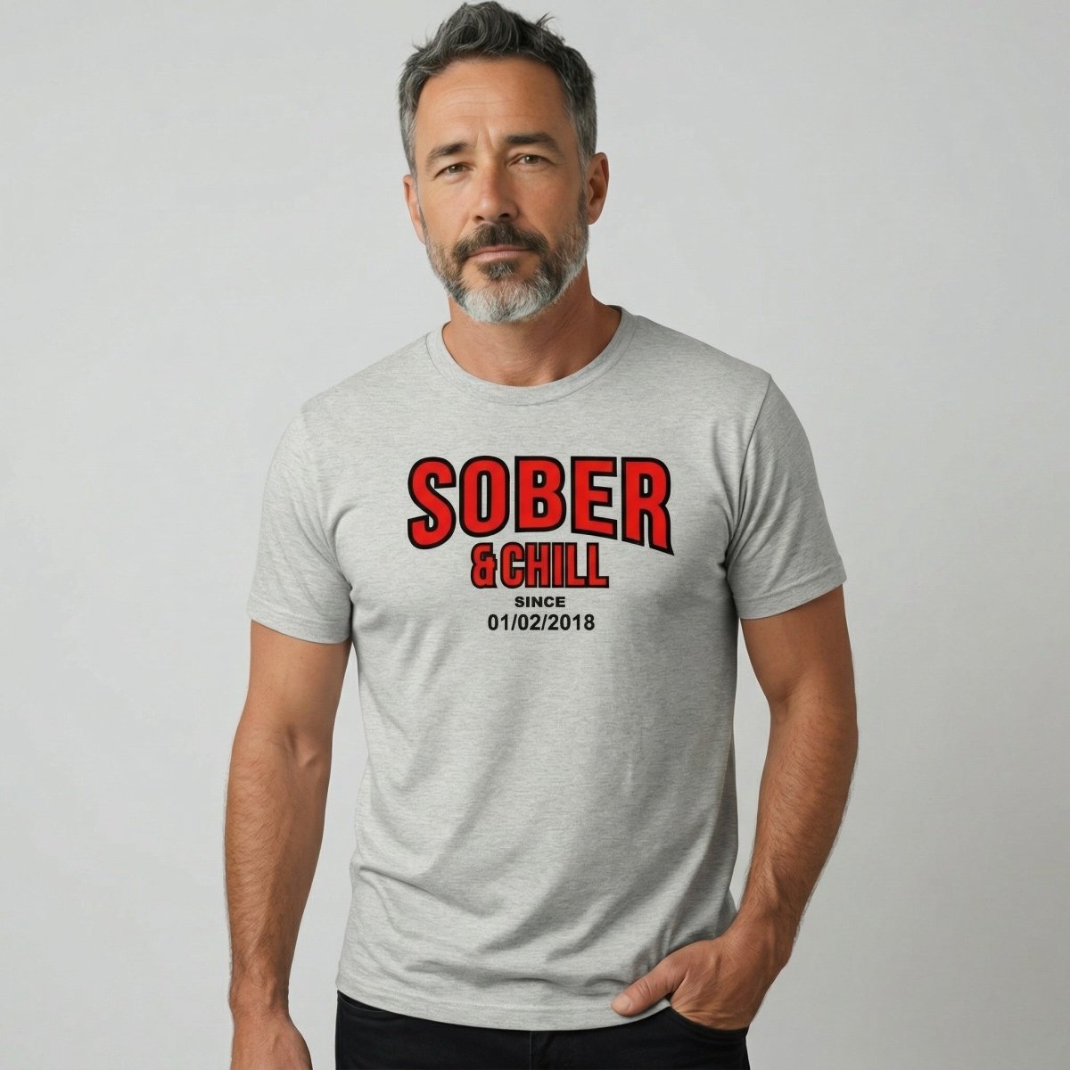 Sober and Chill Sober T Shirt product photo (view 10)