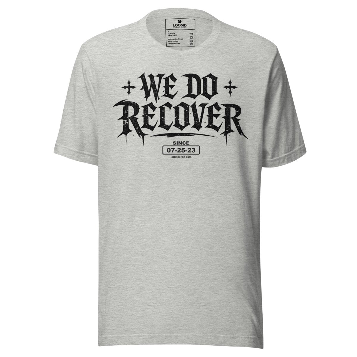 We Do Recover Female Sober T Shirt product photo (view 20)