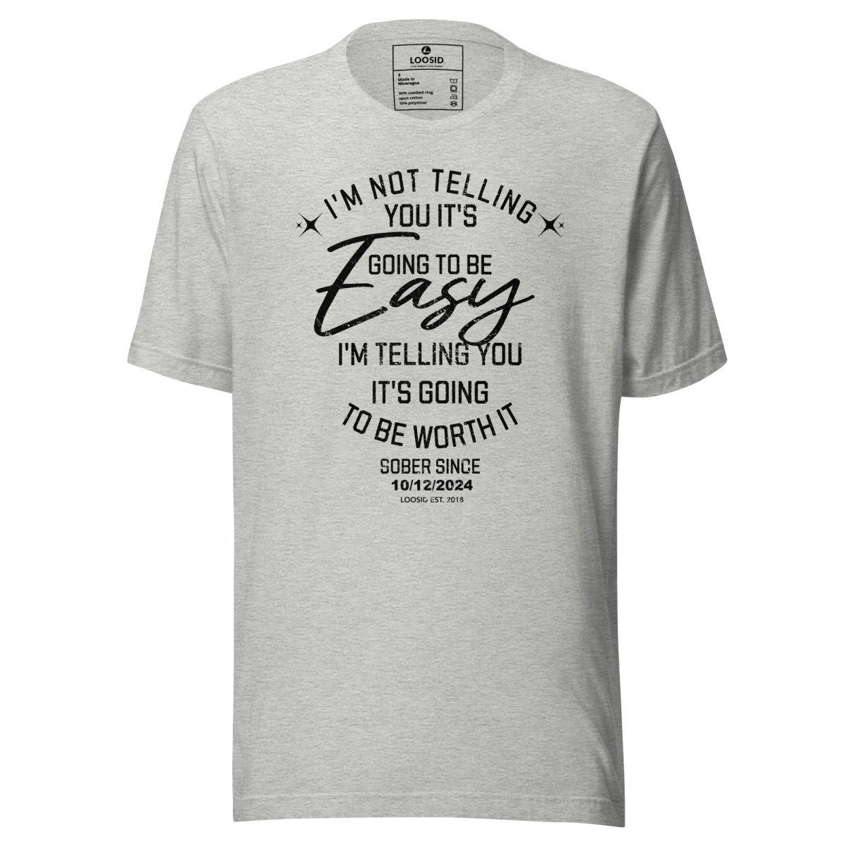 Im Not telling Sober T Shirt close-up view (view 12)