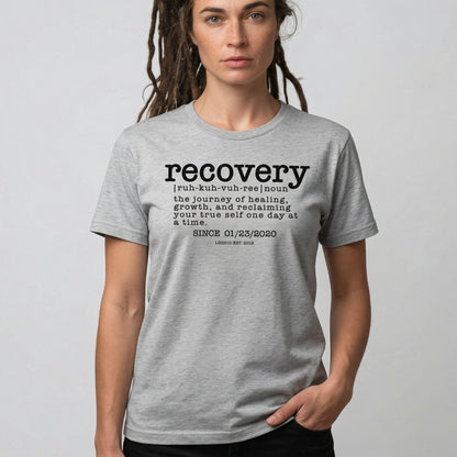Recovery definition women Sober T Shirt product photo (view 10)