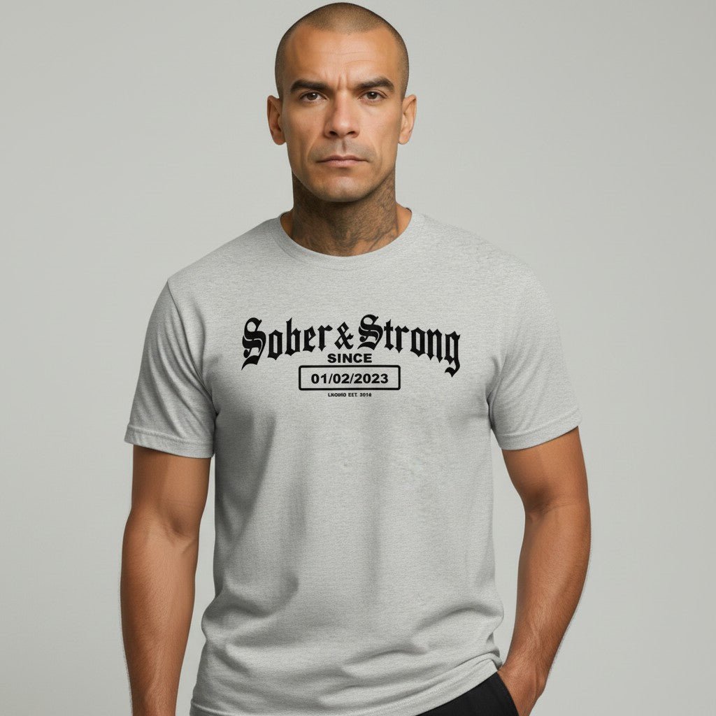 Sober & Strong Sober T Shirt fit detail (view 19)