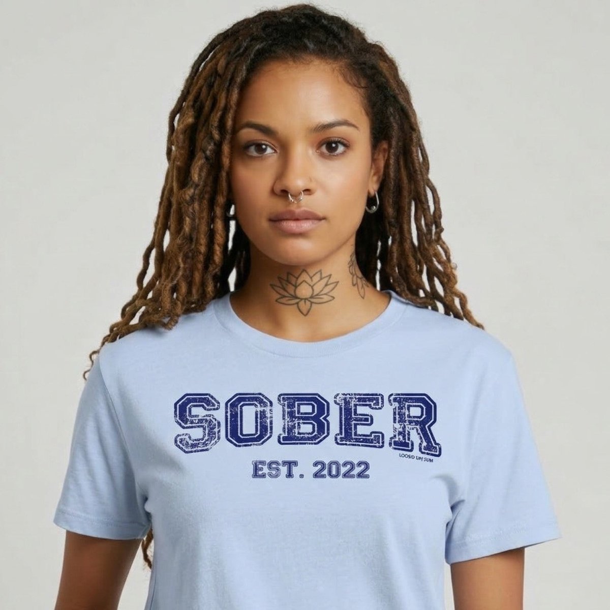 Sober Women's Recovery Is Possible Sober T Shirt lifestyle view (view 15)