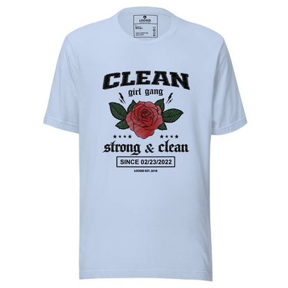 Clean Girl Gang Strong & Clean Sober T Shirt featuring the design (view 11)