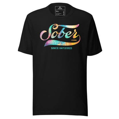 Recovery Sober Since Women's T-Shirt with Personalized Sober Date