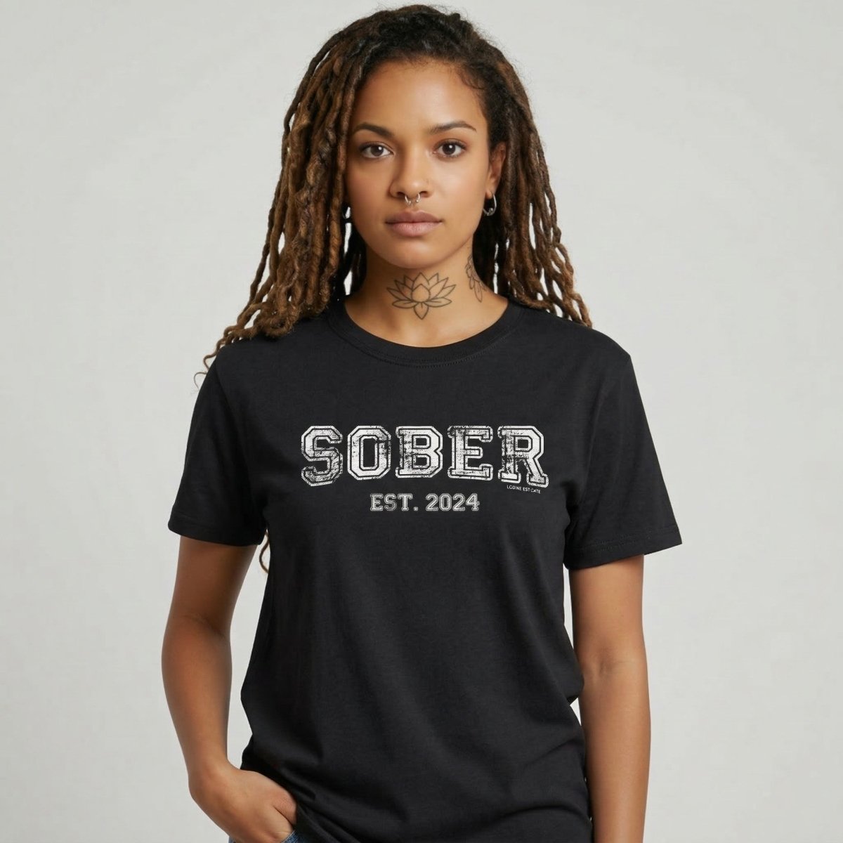 Sober T Shirt Women's Recovery Is Possible Tee with Personalized Sobriety Date