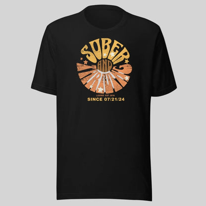 Sober and Thriving Sober T Shirt side view (view 6)