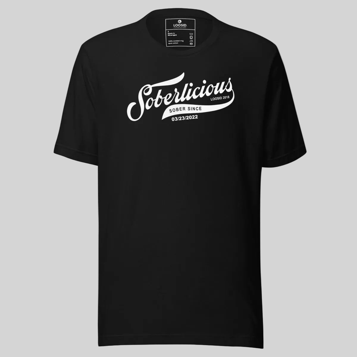 Soberlicious Sober T Shirt back view (view 17)