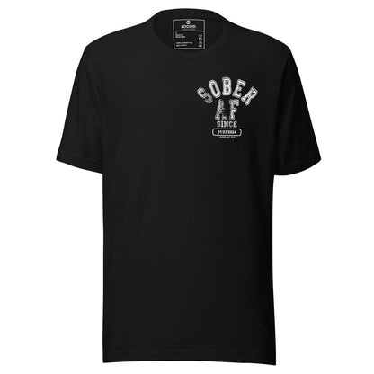 Sober AF Sober T Shirt side view (view 6)