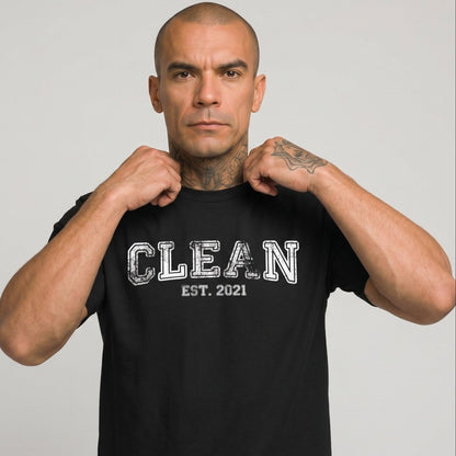 Loosid Recovery Year Men's Sobriety Sober T Shirt featuring the design