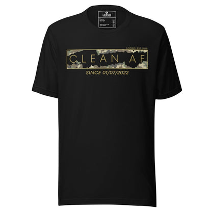 Since Date Men's Sobriety Sober T Shirt flat lay styled image (view 3)