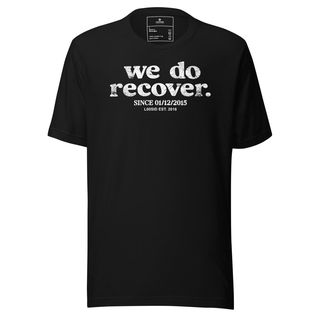 We Do Recover Sober T Shirt graphic detail (view 14)
