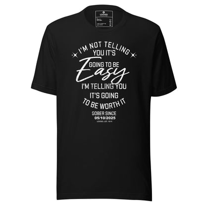 I'm Not Telling Sober T Shirt lifestyle view (view 5)