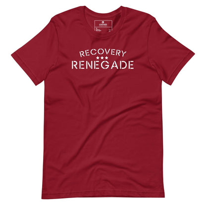 Sober Renegade Sober T Shirt flat lay styled image (view 3)
