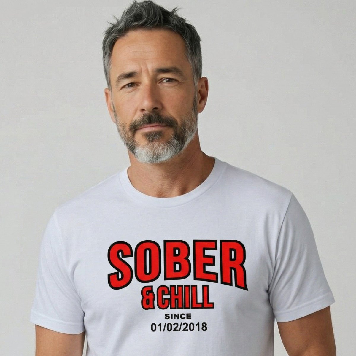 Sober and Chill Sober T Shirt close-up view (view 12)