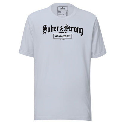 Old School Sober & Strong Sober T Shirt product photo (view 30)