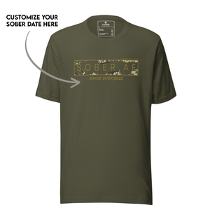 Meaningful Sober T Shirt to celebrate personal recovery journeys