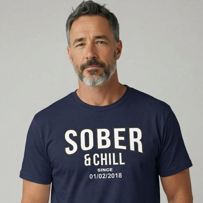 Sober and Chill Sober T Shirt side view (view 6)