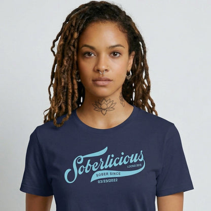 Soberlicious Sober T Shirt graphic detail (view 24)