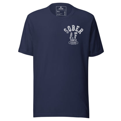 Sober AF Sober T Shirt side view (view 6)
