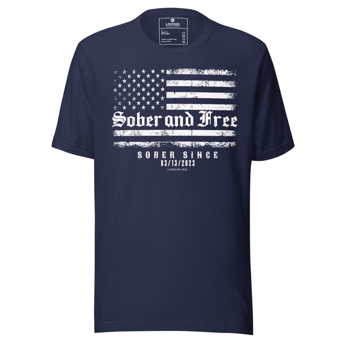 Sober and Free Sober T Shirt featuring the design (view 21)