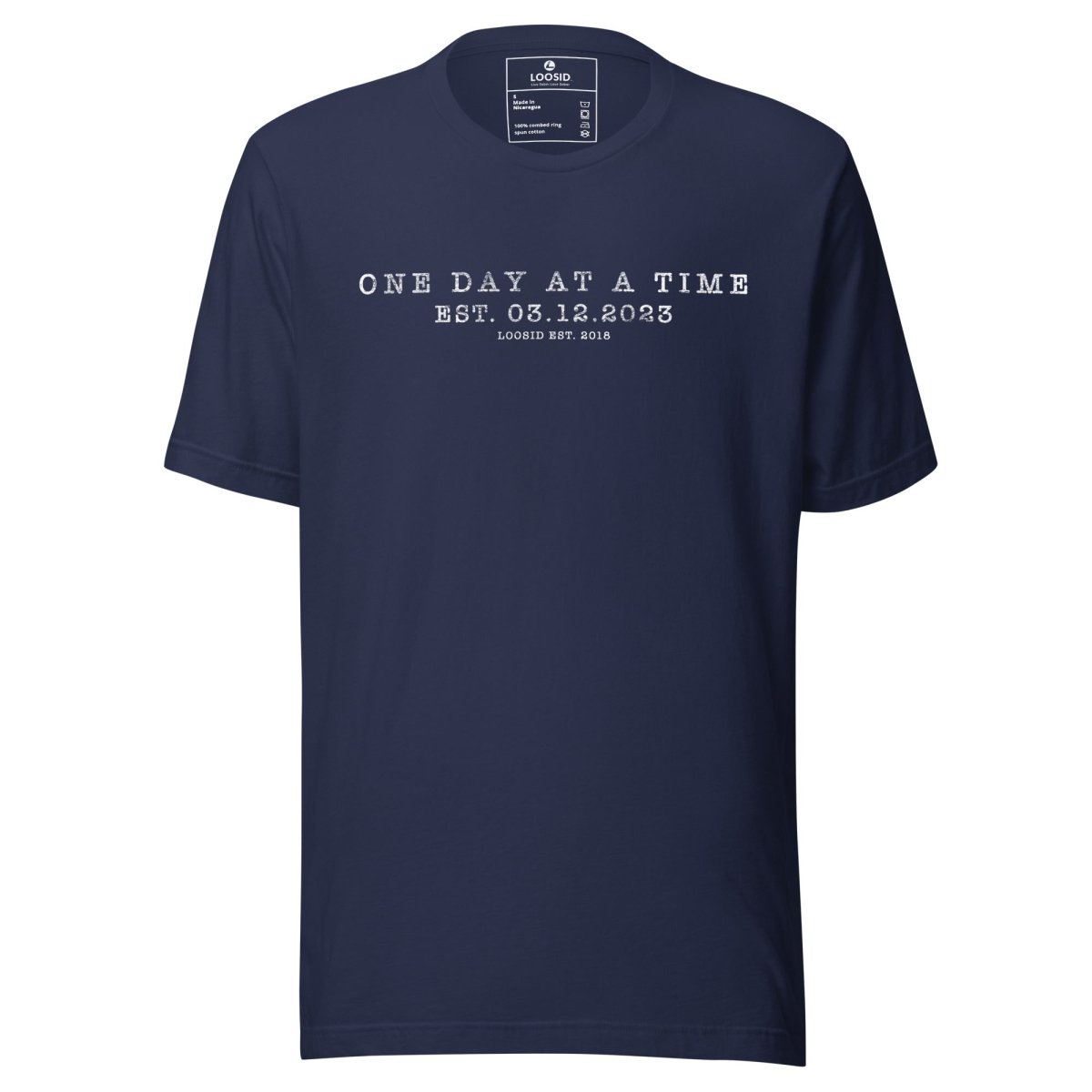 One Day At a Time Sober T Shirt packaging detail (view 8)