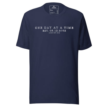 One Day At a Time Sober T Shirt packaging detail (view 8)