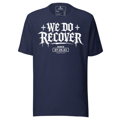 We Do Recover Female Sober T Shirt packaging detail (view 8)