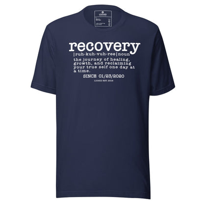Recovery definition women Sober T Shirt flat lay styled image (view 23)