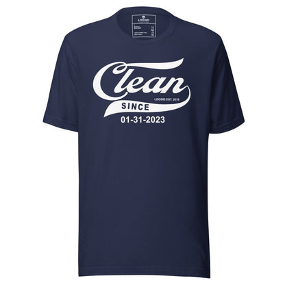 Clean Since Sober T Shirt packaging detail (view 8)