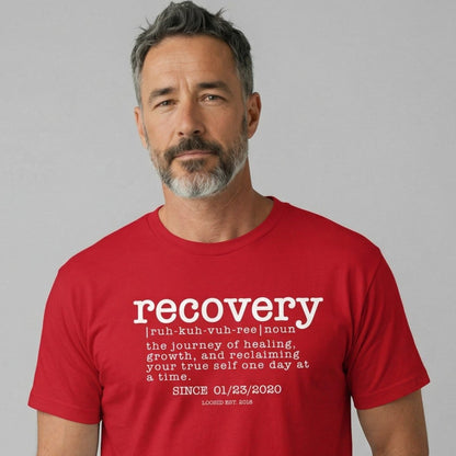 Recovery definition men Sober T Shirt fit detail (view 9)