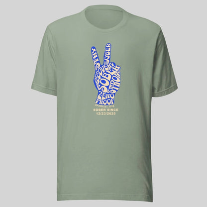 Peace & Sober Sober T Shirt fit detail (view 9)