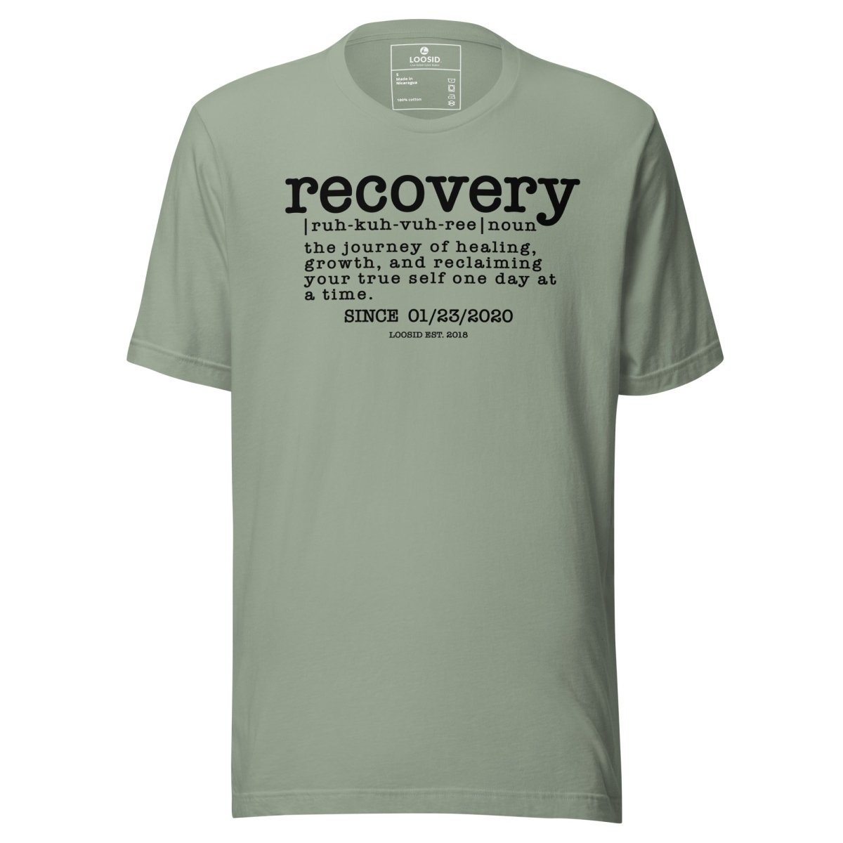 Recovery definition women Sober T Shirt lifestyle view (view 5)