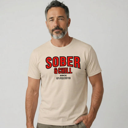 Sober and Chill Sober T Shirt side view (view 16)