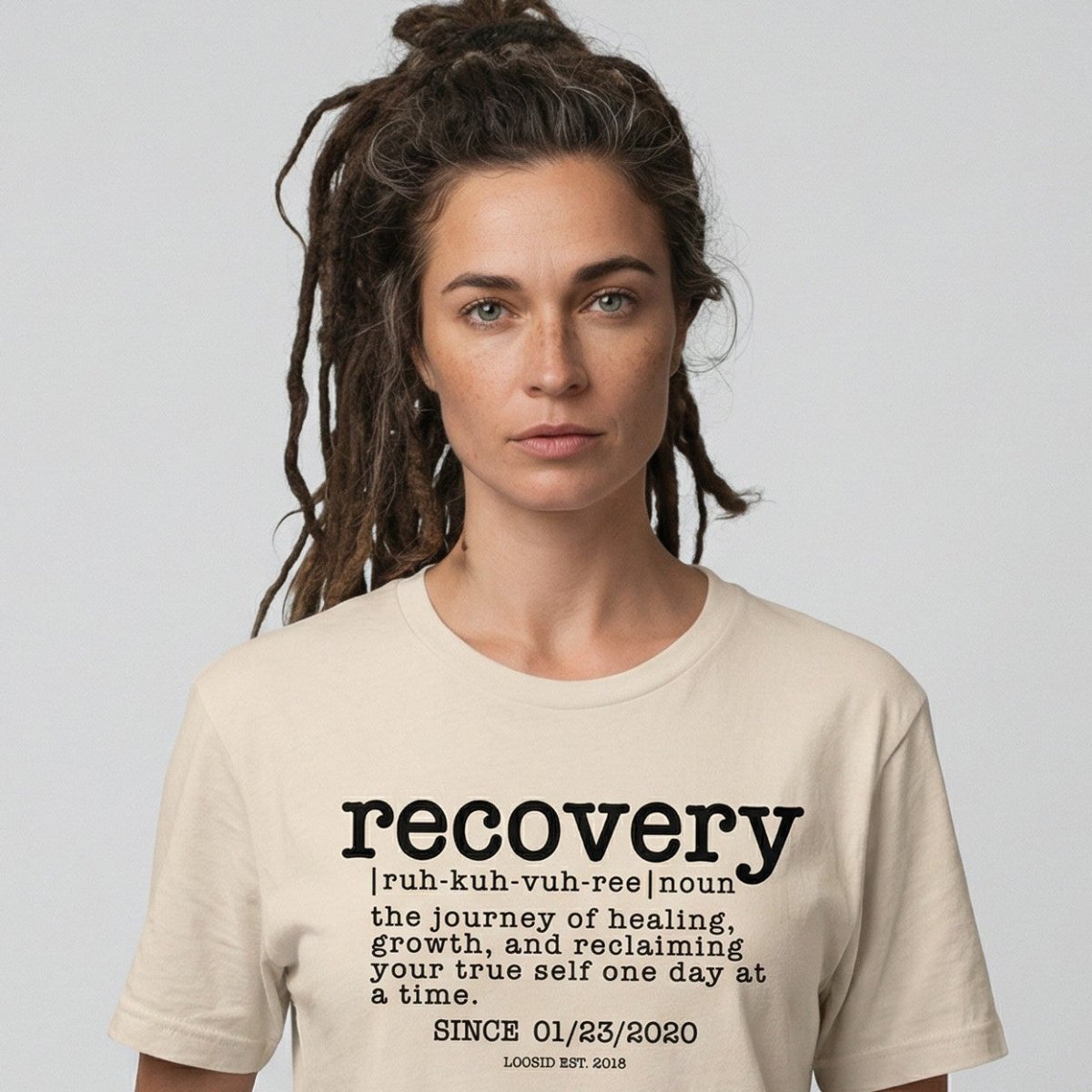 Recovery definition women Sober T Shirt lifestyle view (view 15)