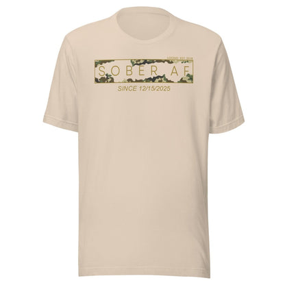 Sober AF Sober T Shirt featuring the design (view 11)